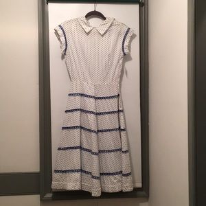 BEAUTIFUL LATE 1940s ERA DRESS